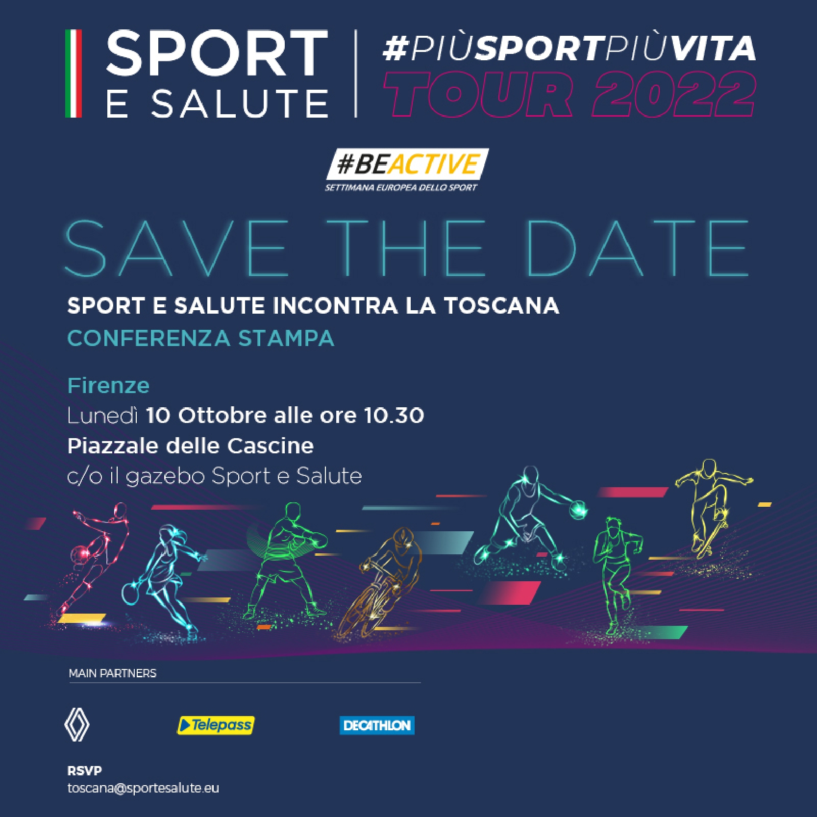 Sport e Salute, il Road Show fa tappa a Firenze il 10 ottobre 2022